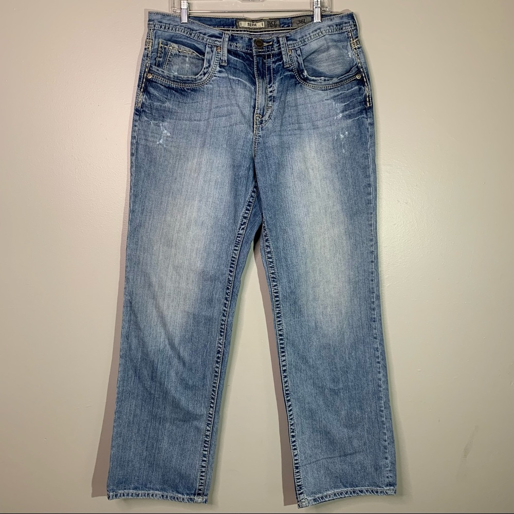 BKE Seth Straight Legged Medium Wash Jean Size 36L
